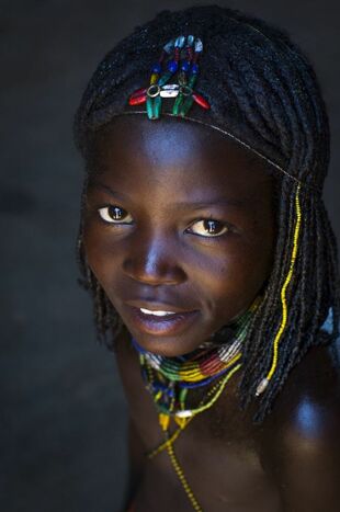 Mucawana tribe female , Namibia Africa