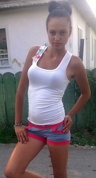 Russian student in the village...