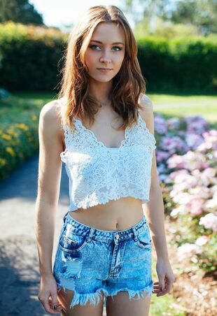 Crochet Lace Bralet Top Maiden nymphs