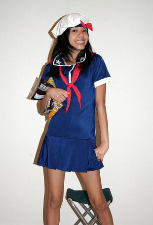 Adorable Teenage Chinese IN UNIFORM
